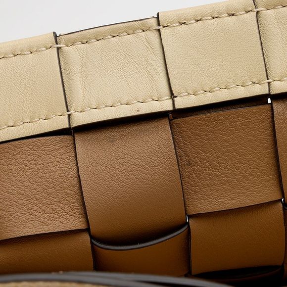 Tory Burch Leather Lee Radziwill Woven Double Satchel - Picture 12 of 15